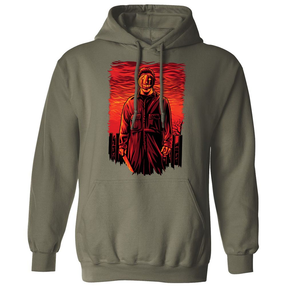 Classic Unisex Hoodie - TEJUA82C - Military Green - 4