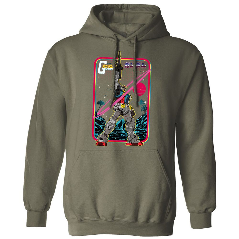 Classic Unisex Hoodie - PE71H4QM - Military Green - 4