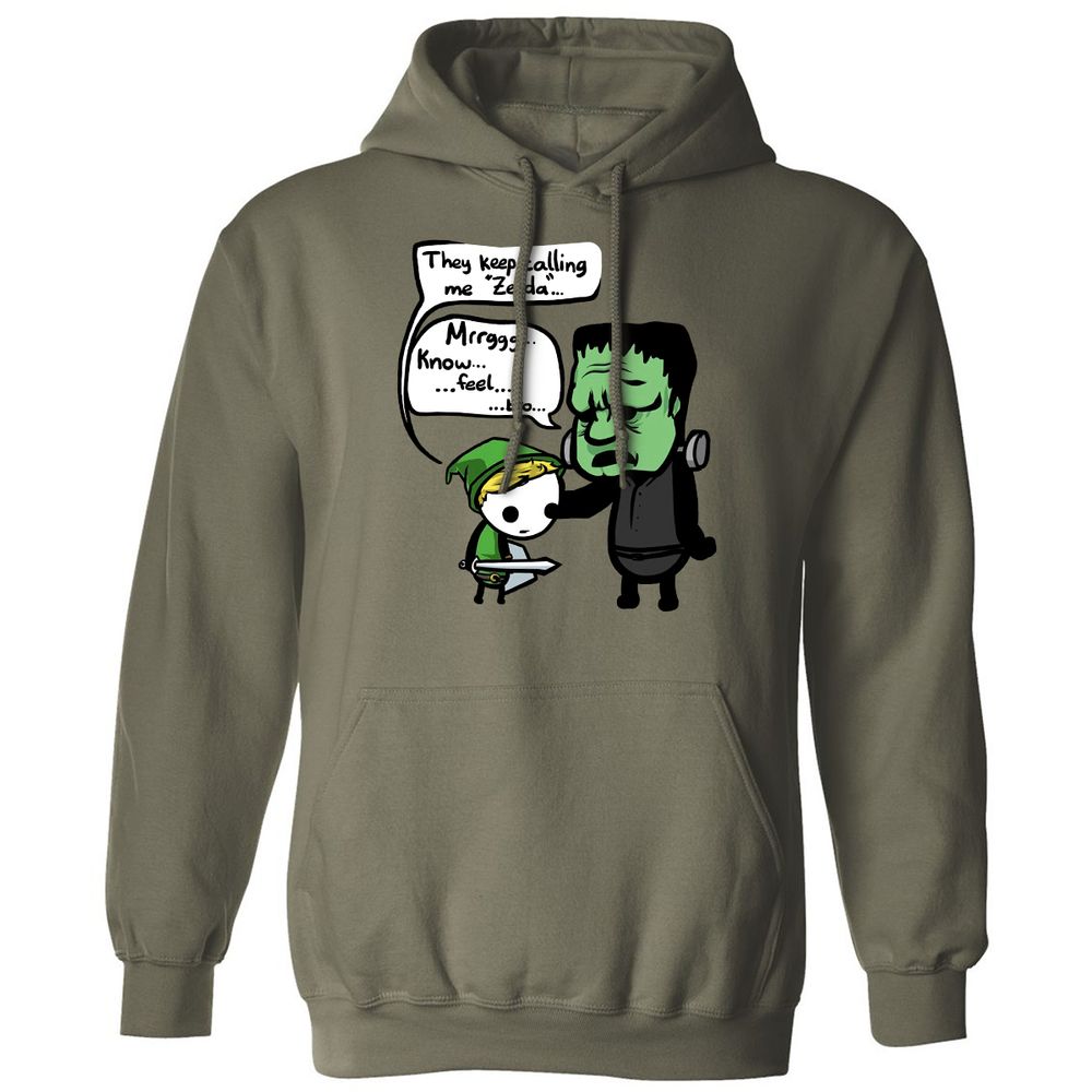 Classic Unisex Hoodie - 3TRAJ9V4 - Military Green - 4