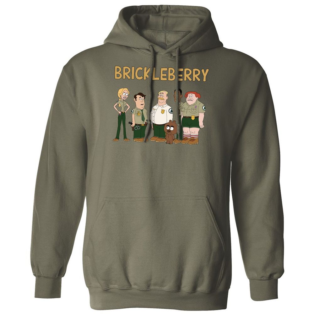 Classic Unisex Hoodie - KKKBV8QF - Military Green - 4