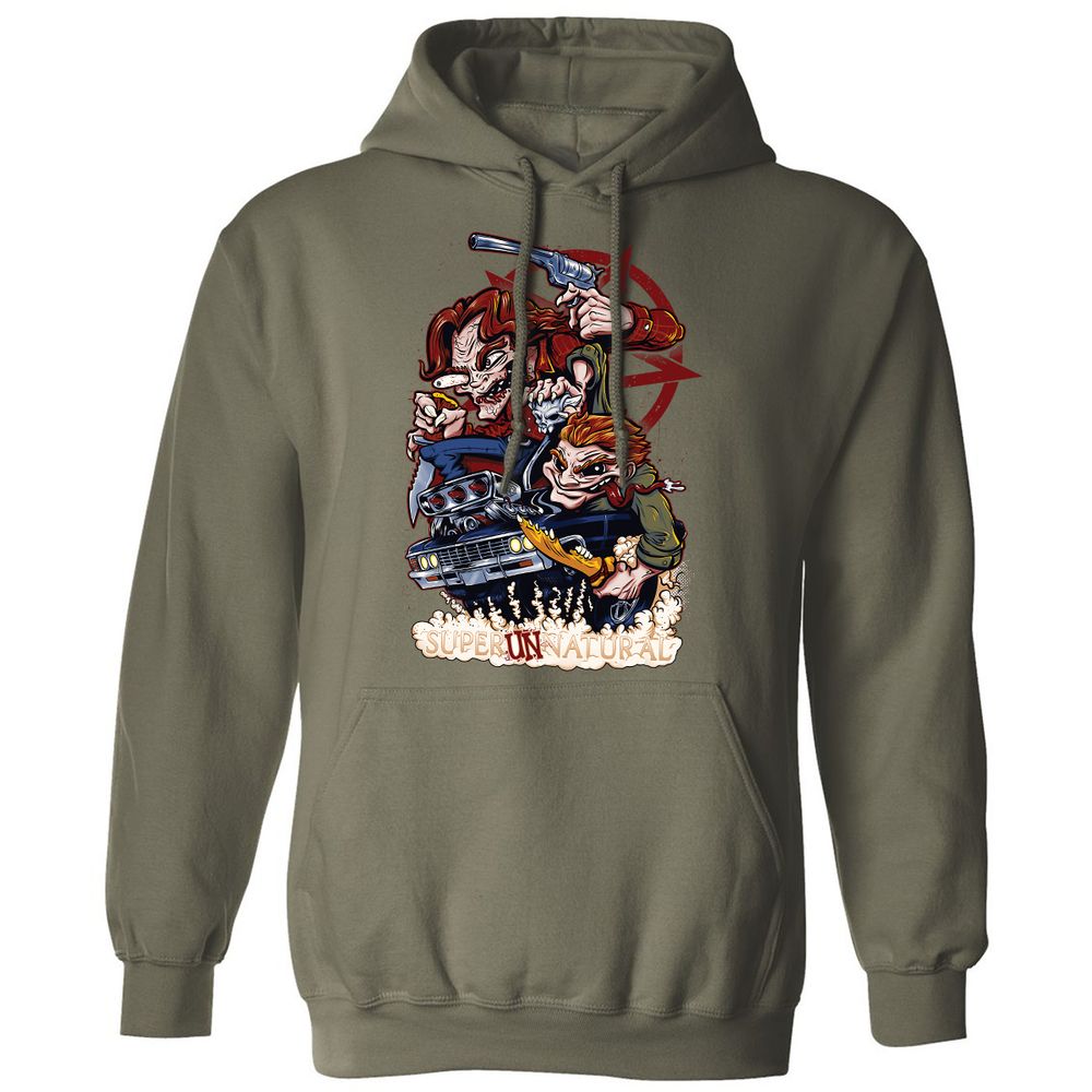 Classic Unisex Hoodie - DAQNGAYK - Military Green - 4
