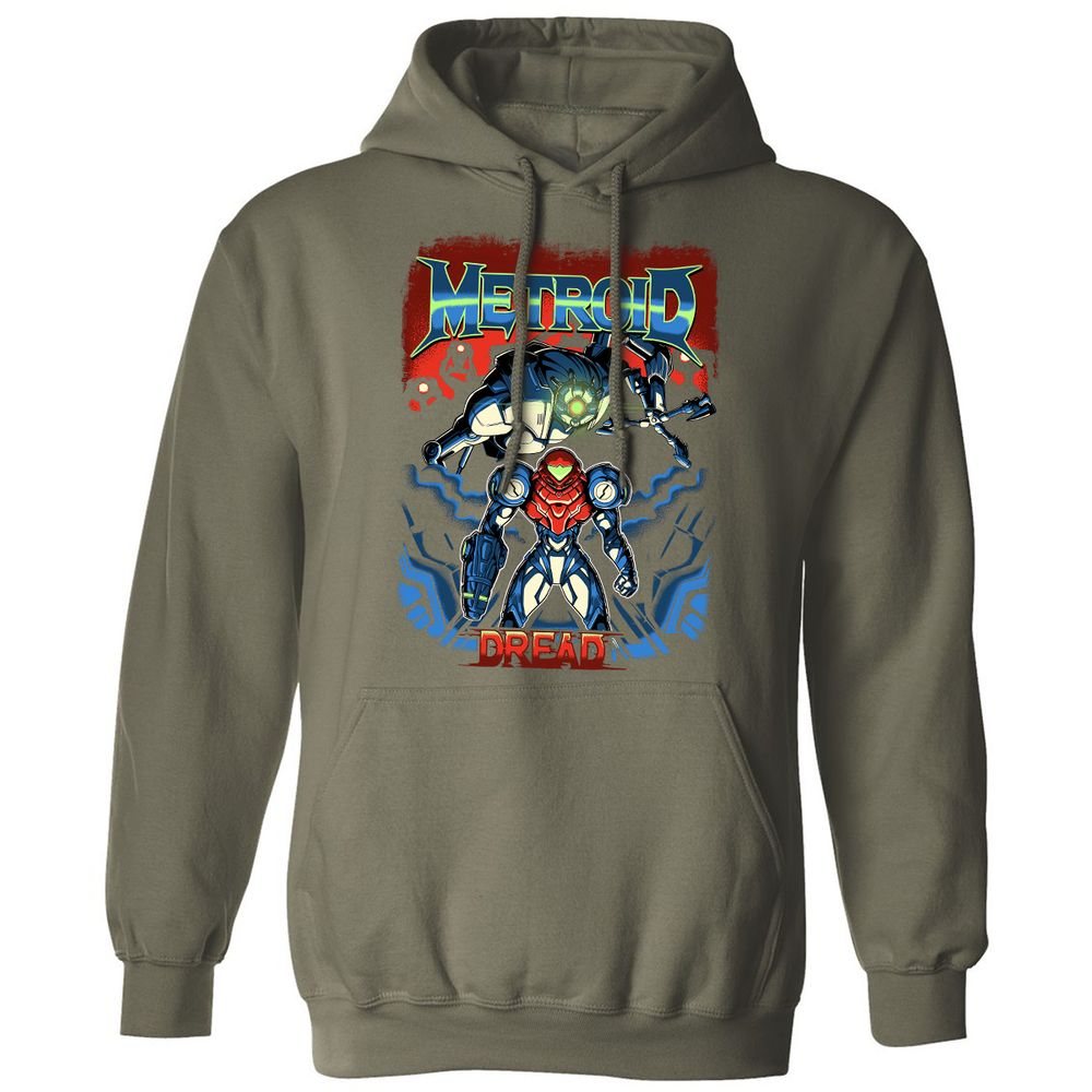 Classic Unisex Hoodie - E34488UQ - Military Green - 4
