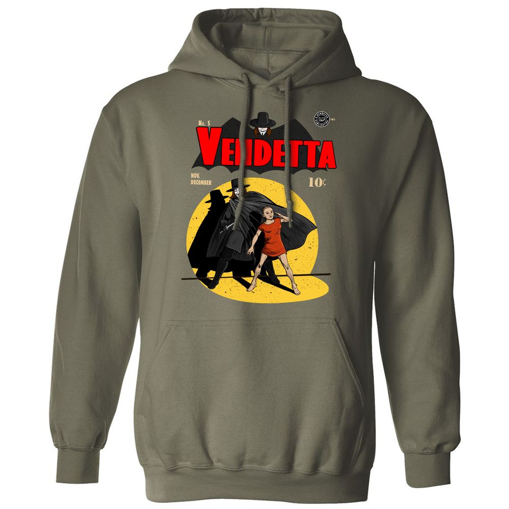 Classic Unisex Hoodie - UENU2R5C - Military Green - 4