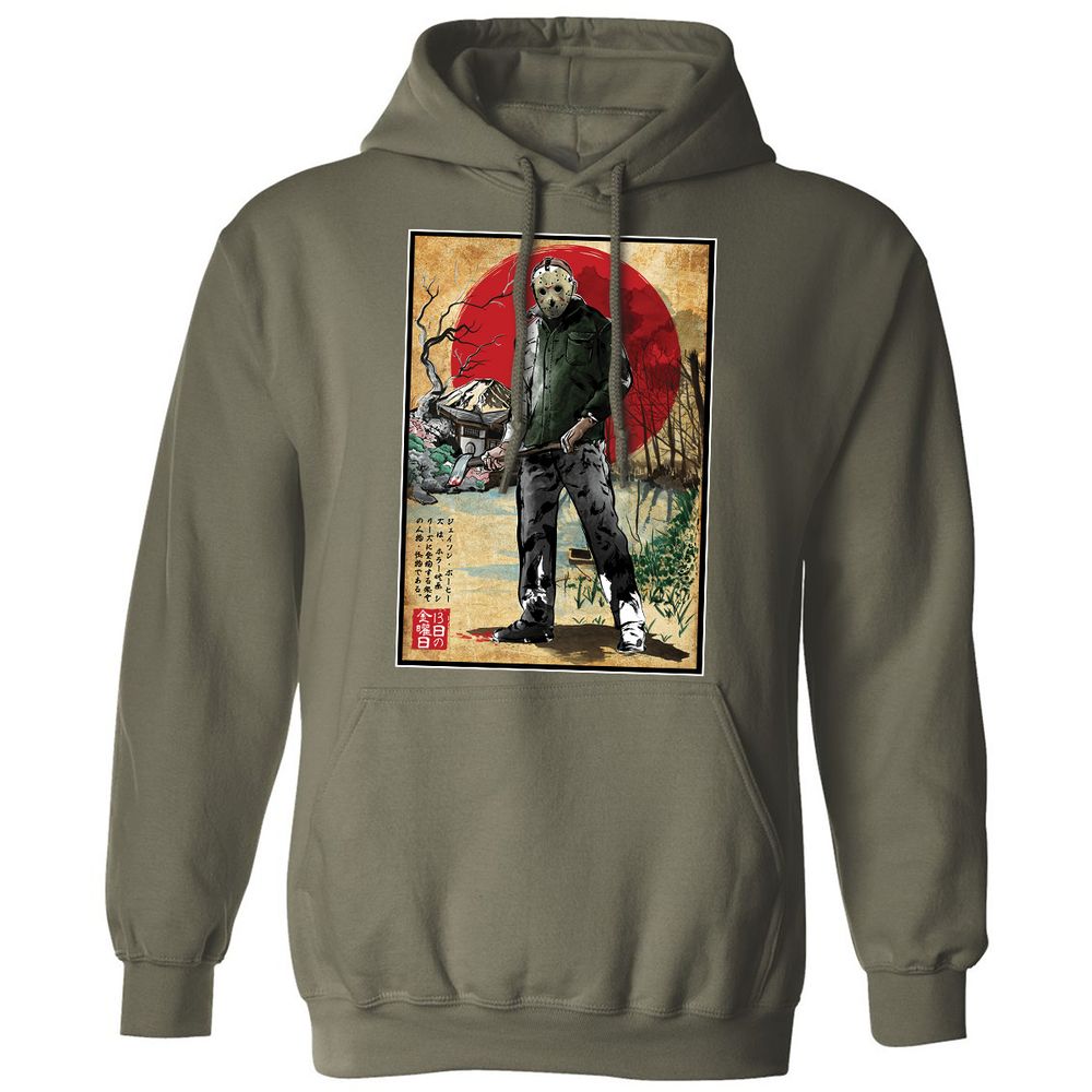 Classic Unisex Hoodie - Z9GU54ZD - Military Green - 4