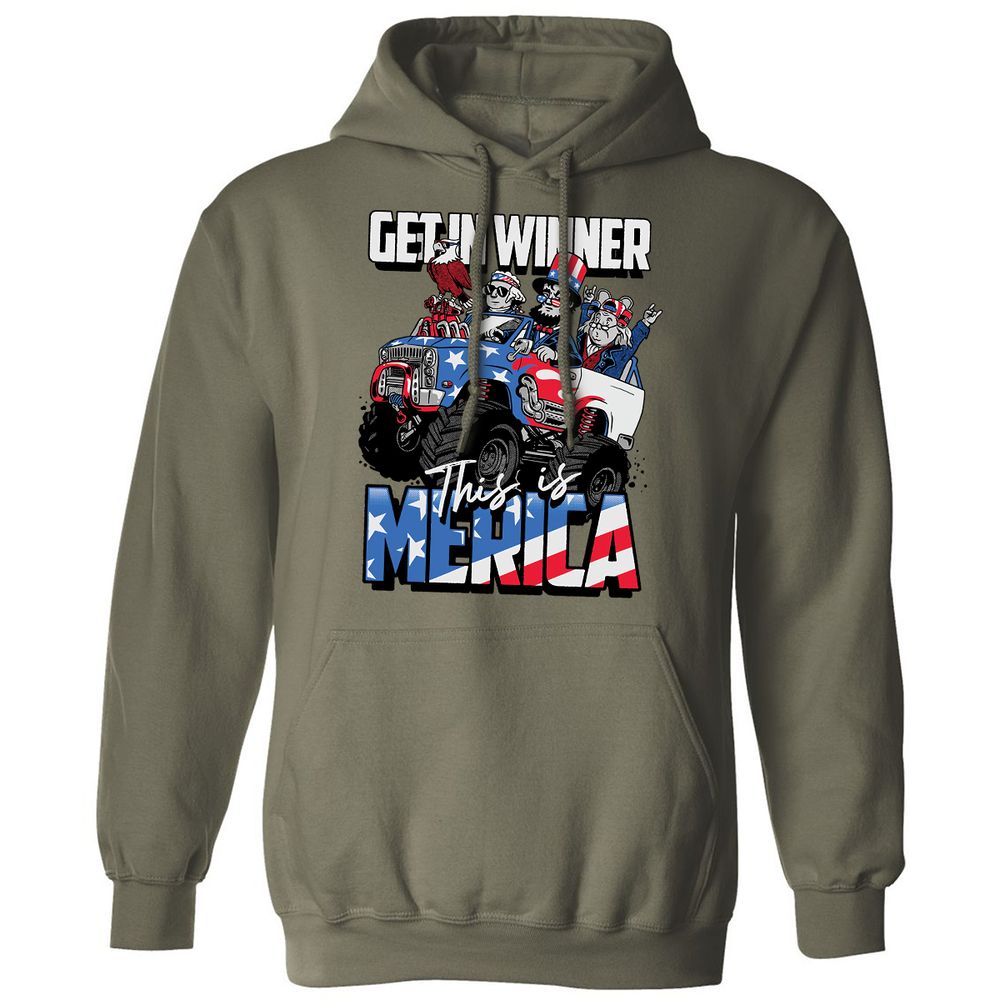 Classic Unisex Hoodie - 2Q7MKDCZ - Military Green - 4