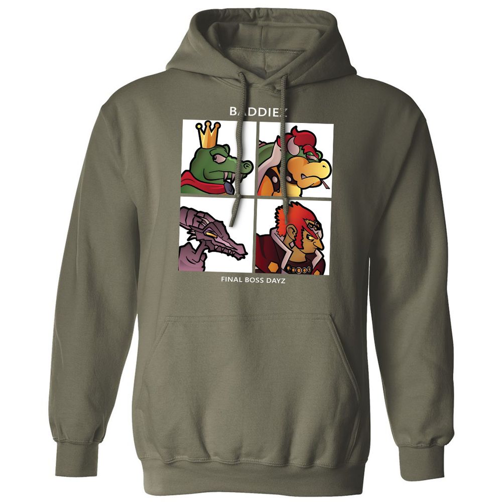 Classic Unisex Hoodie - U1BZB1DD - Military Green - 4