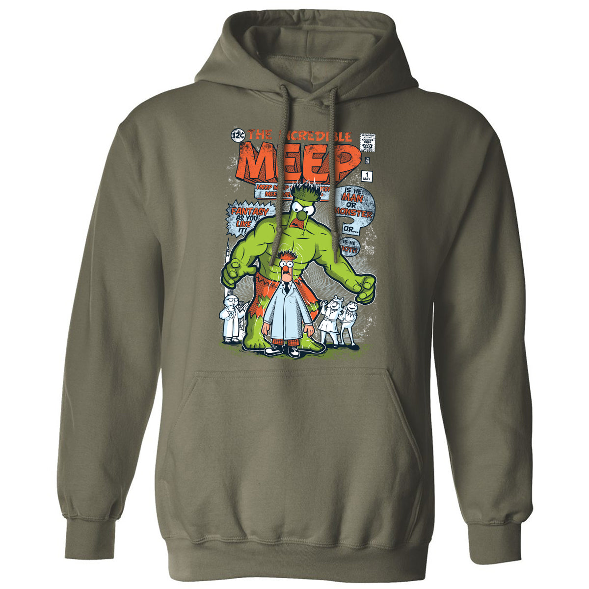 Classic Unisex Hoodie - 5K8FF66S - Military Green - 4