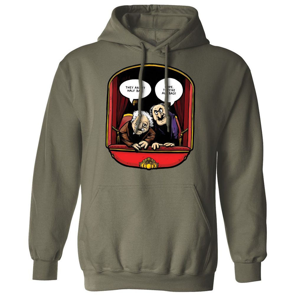 Statler and Waldorf (All Bad) - Military Green - 4