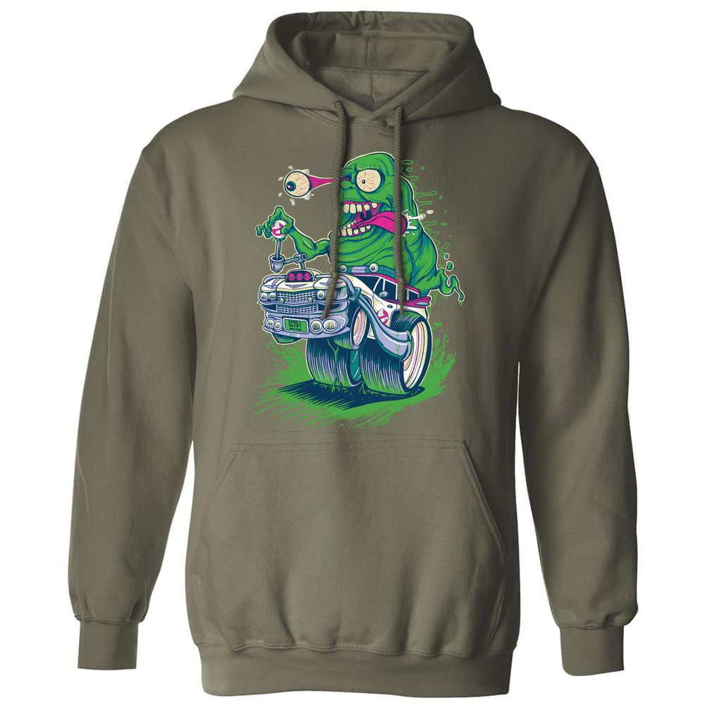 Classic Unisex Hoodie - 6RRK3PL3 - Military Green - 4