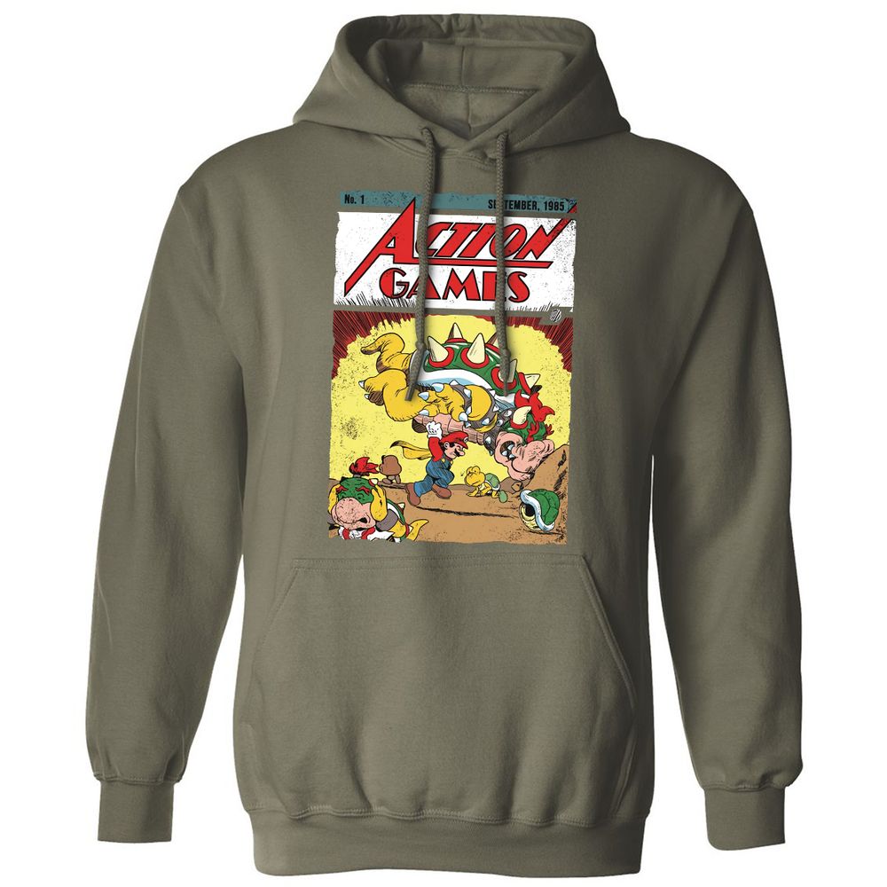 Classic Unisex Hoodie - EN8H8S32 - Military Green - 4