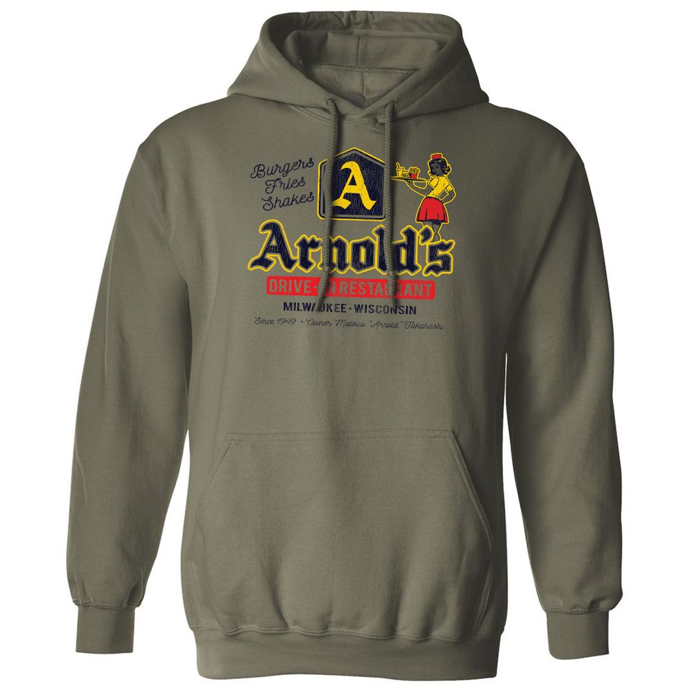 Classic Unisex Hoodie - LJ42W3CX - Military Green - 4