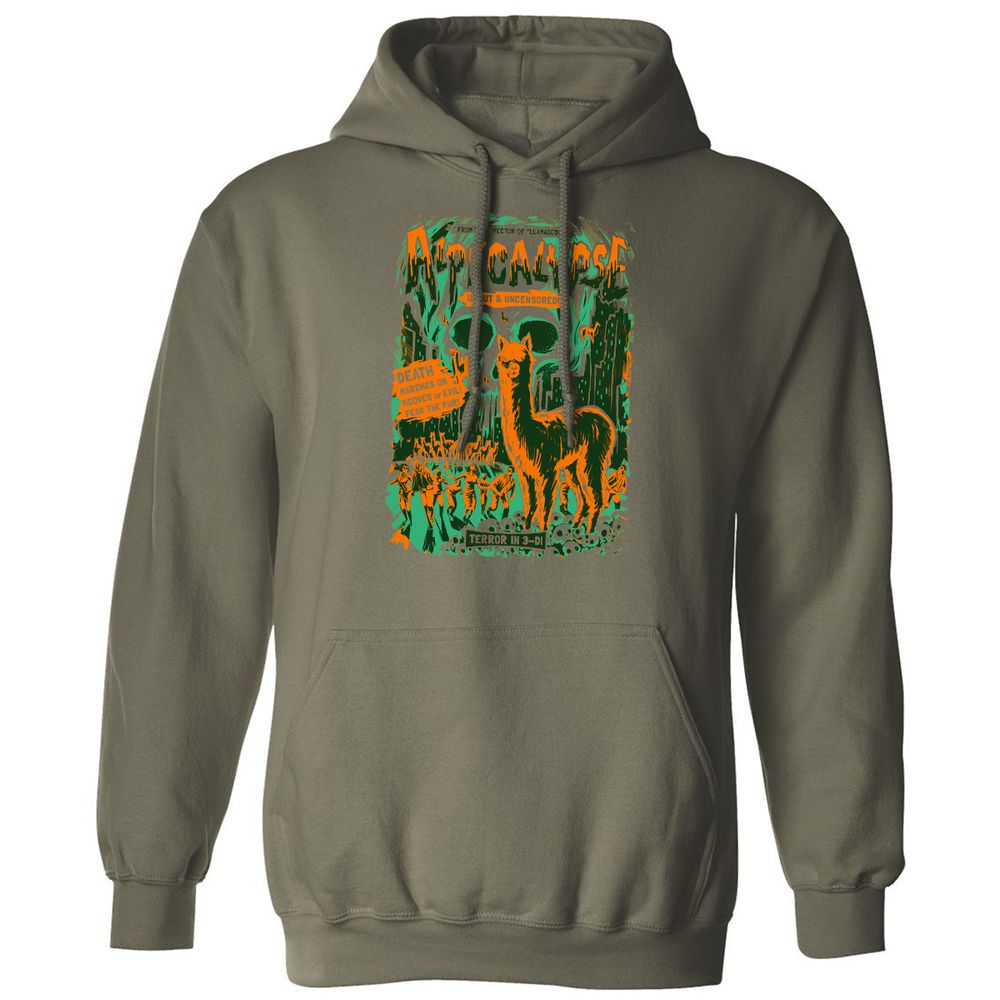 Classic Unisex Hoodie - QWZLMTC8 - Military Green - 4