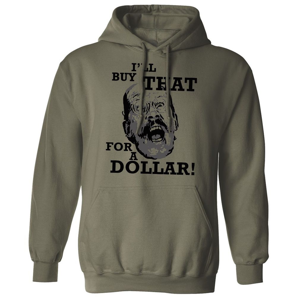 Classic Unisex Hoodie - M1DCR555 - Military Green - 4