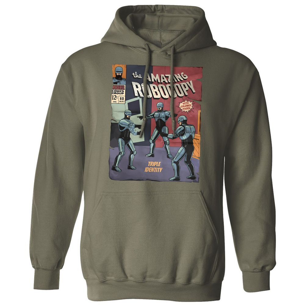 Classic Unisex Hoodie - QXF4KDHM - Military Green - 4
