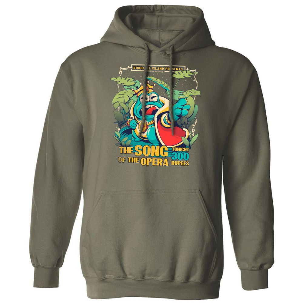 Classic Unisex Hoodie - RLDUK34V - Military Green - 4