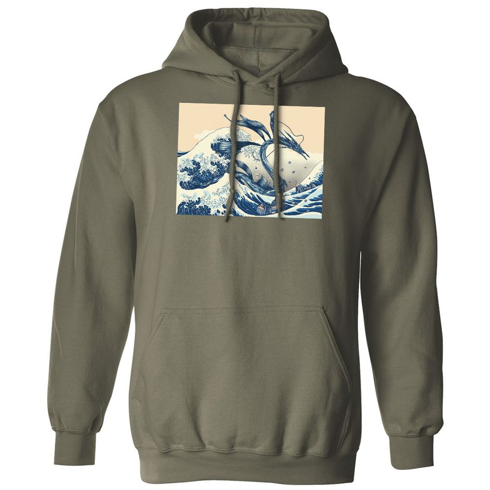 Classic Unisex Hoodie - Q5CRK2N6 - Military Green - 4