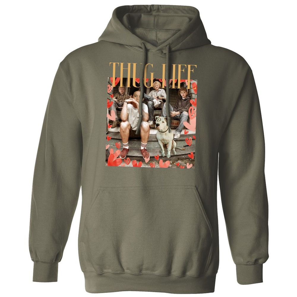 Classic Unisex Hoodie - T5H8N5YN - Military Green - 4