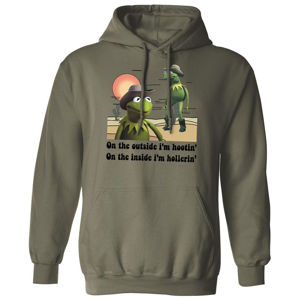 Classic Unisex Hoodie - 595SGW4G - Military Green - 4