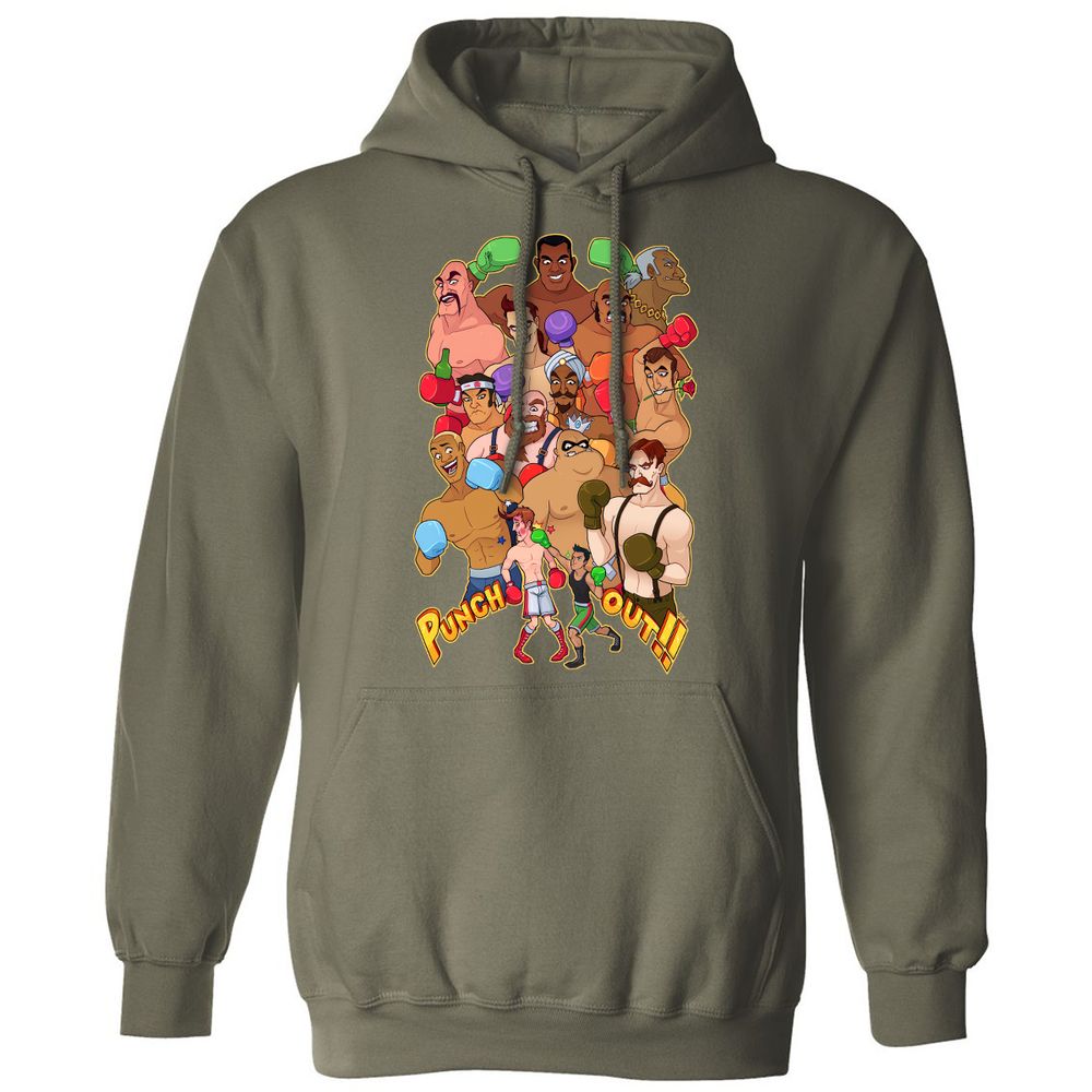 Classic Unisex Hoodie - ZHE1F9QB - Military Green - 4