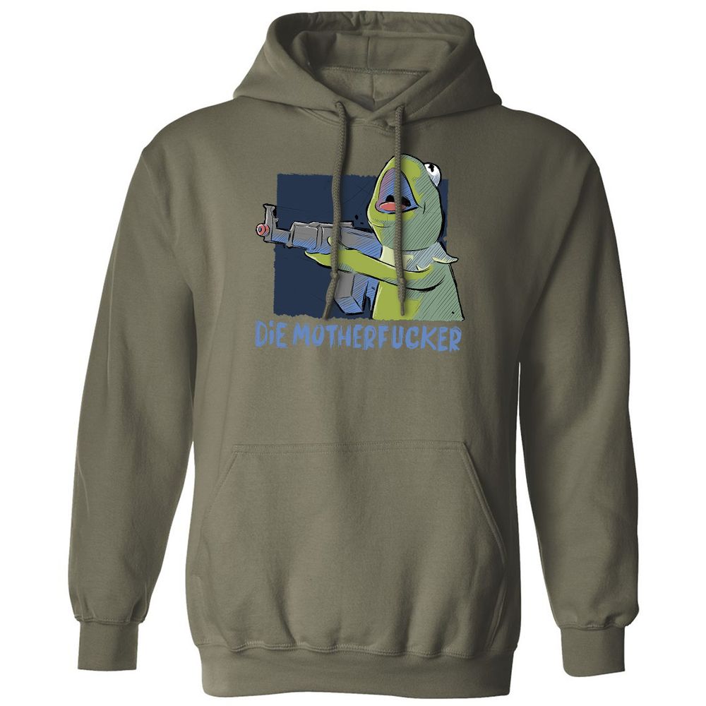 Classic Unisex Hoodie - NFJ5GF4W - Military Green - 4