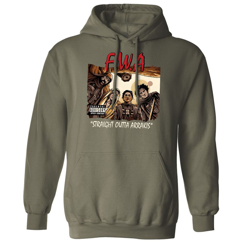 Classic Unisex Hoodie - R65GAJNL - Military Green - 4
