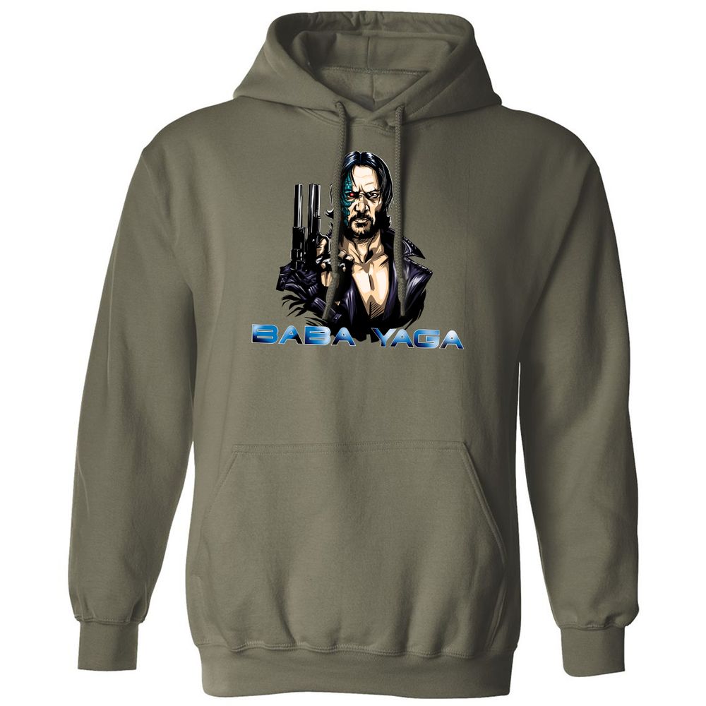Classic Unisex Hoodie - DX5L4XWU - Military Green - 4