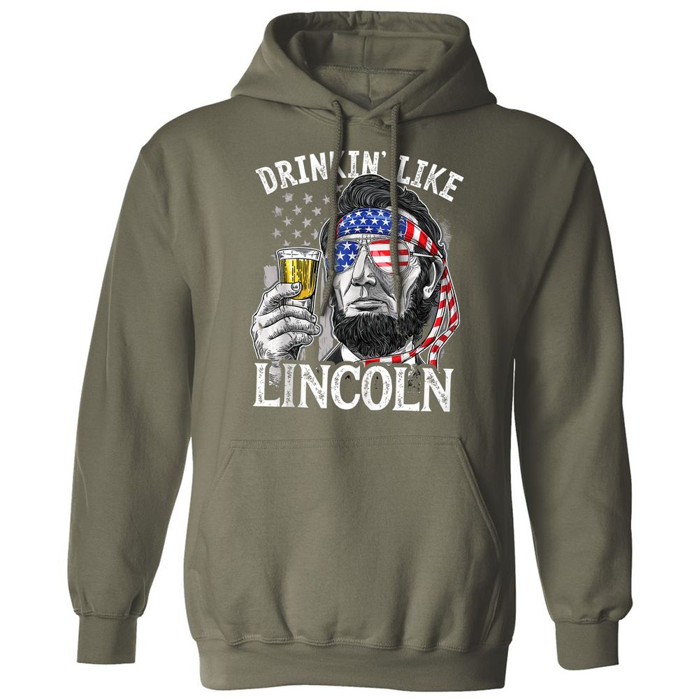 Classic Unisex Hoodie - 6TYHJ1A5 - Military Green - 4