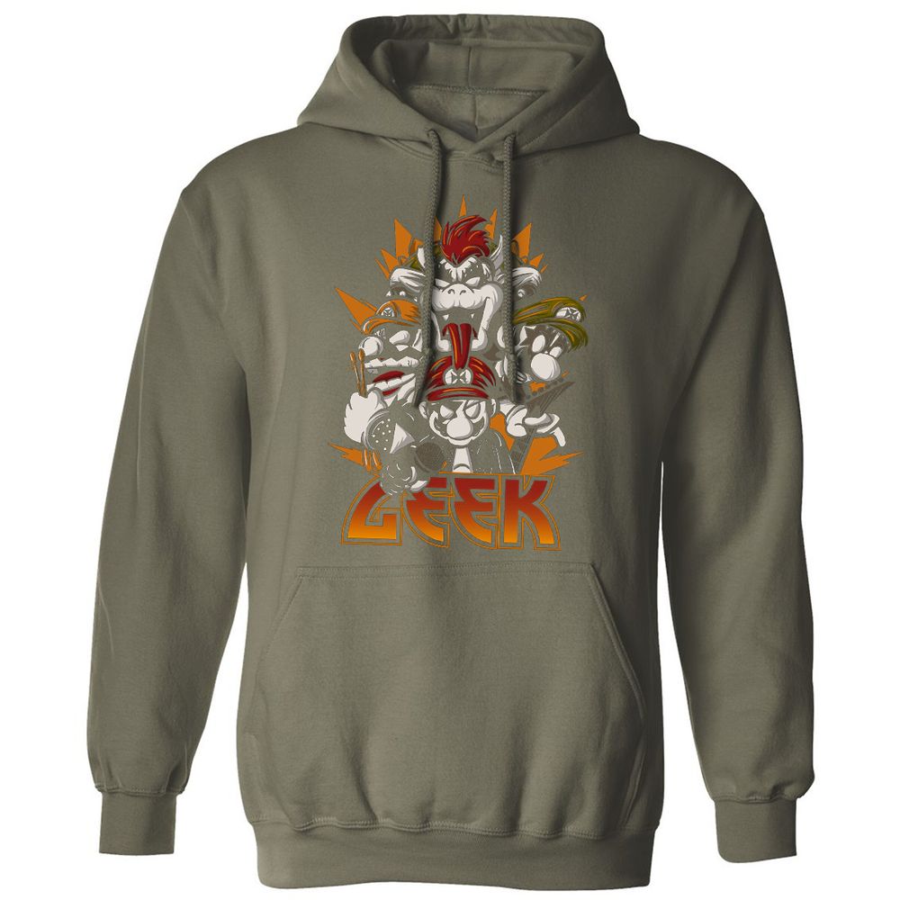 Classic Unisex Hoodie - VDUY6G8C - Military Green - 4