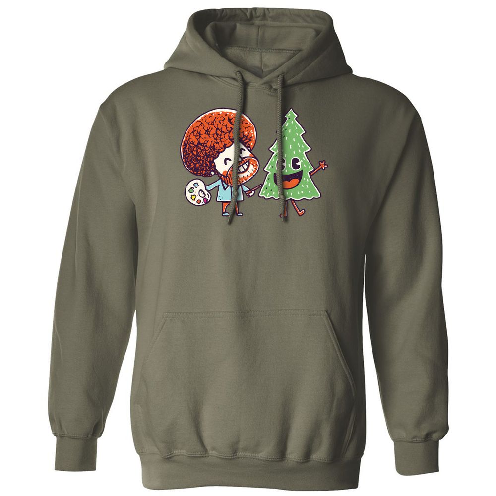 Classic Unisex Hoodie - KGZB23DH - Military Green - 4