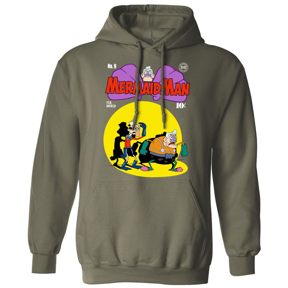 Classic Unisex Hoodie - 1E9K9WHX - Military Green - 4