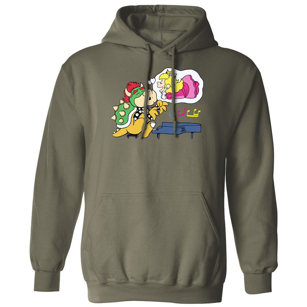 Classic Unisex Hoodie - BW2F4VVF - Military Green - 4