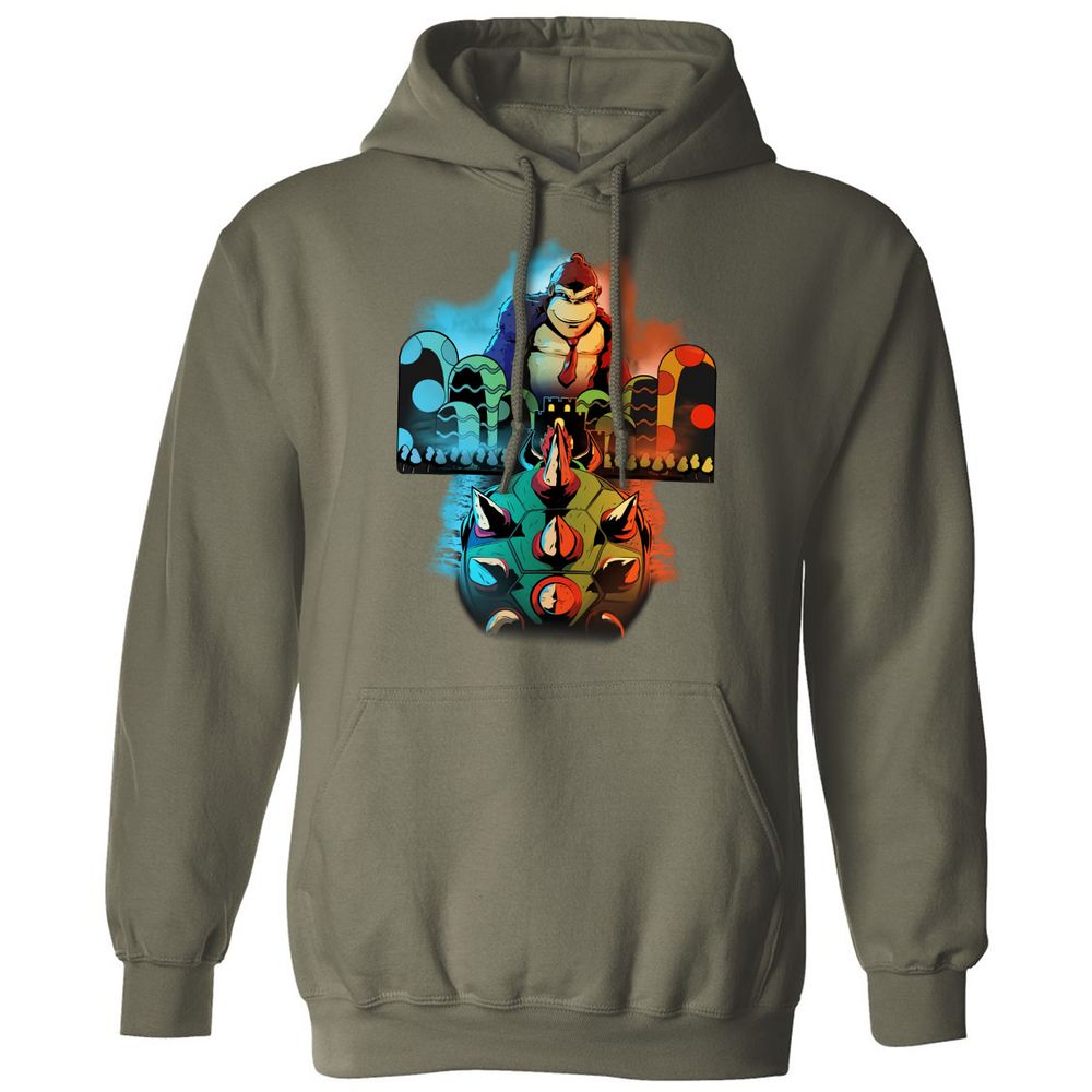 Classic Unisex Hoodie - VR7JBH66 - Military Green - 4