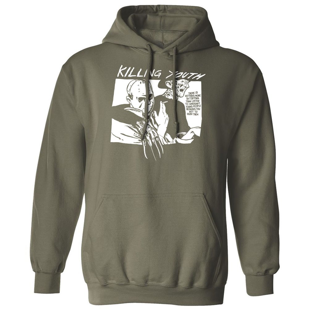 Classic Unisex Hoodie - WJK2T9W9 - Military Green - 4