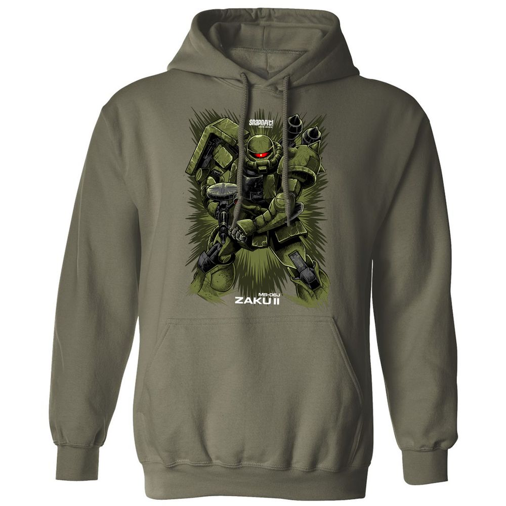 Classic Unisex Hoodie - B1U8SN9Q - Military Green - 4