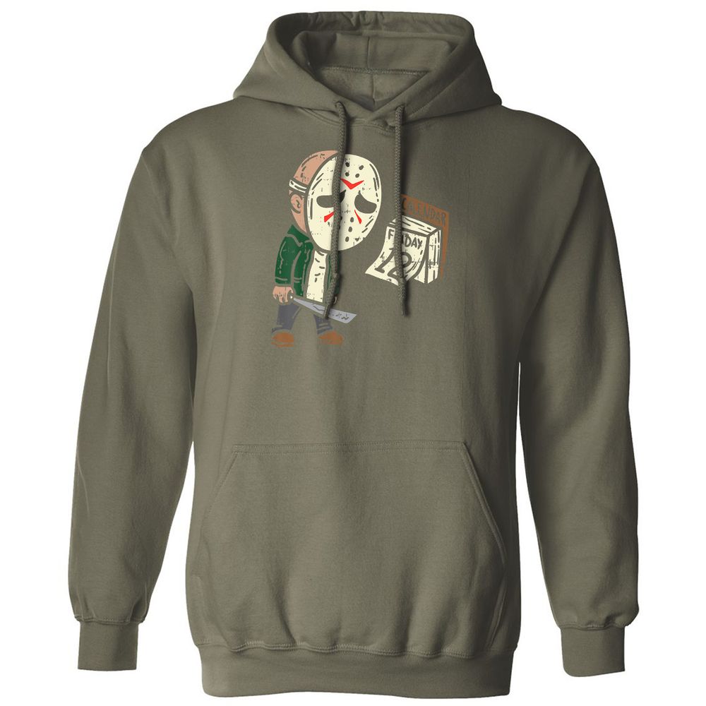 Classic Unisex Hoodie - G73H8T2Y - Military Green - 4