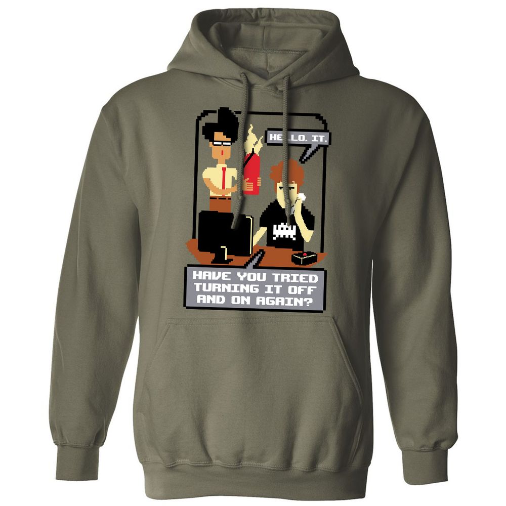 Classic Unisex Hoodie - 65CW2TKZ - Military Green - 4