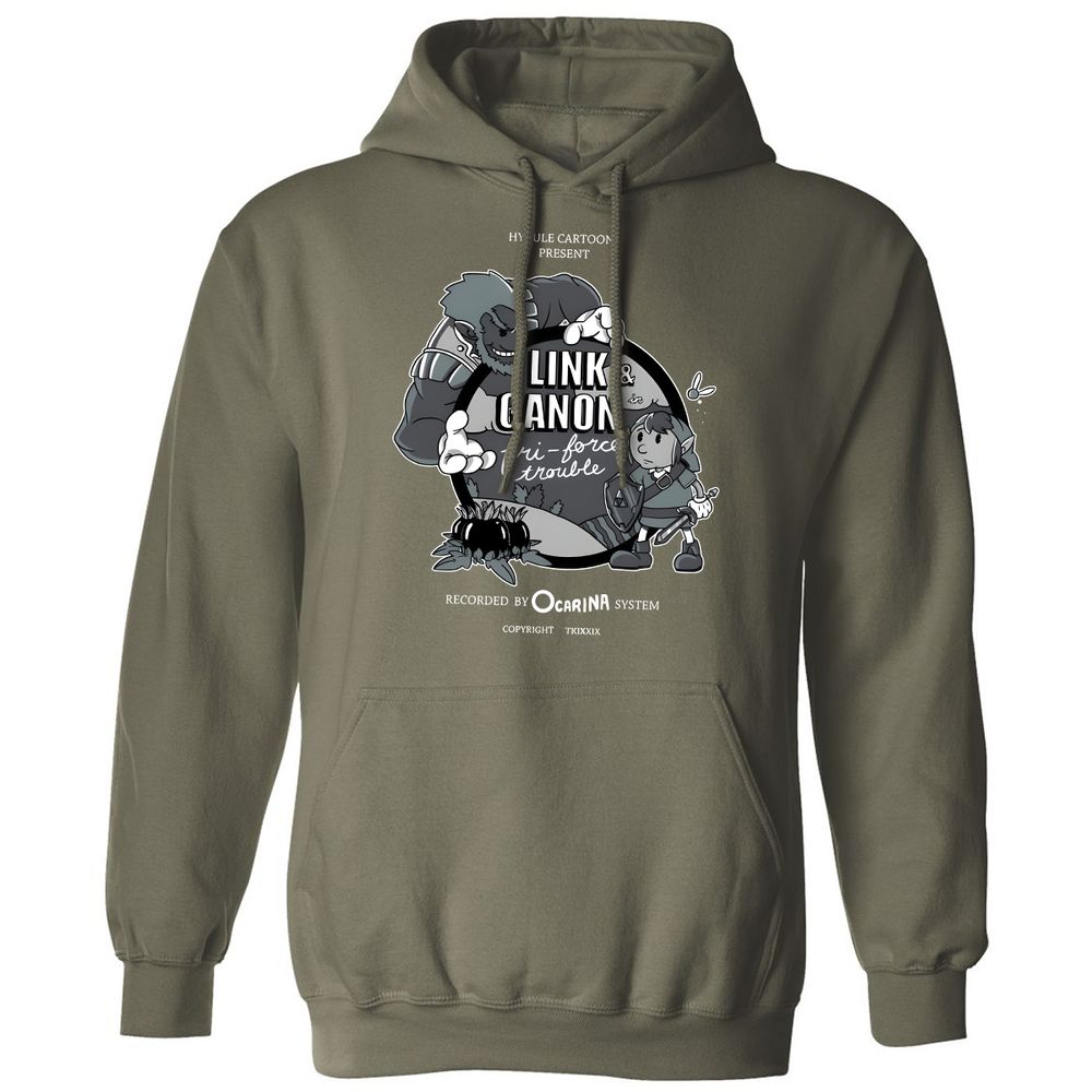 Classic Unisex Hoodie - LUBZH3AN - Military Green - 4