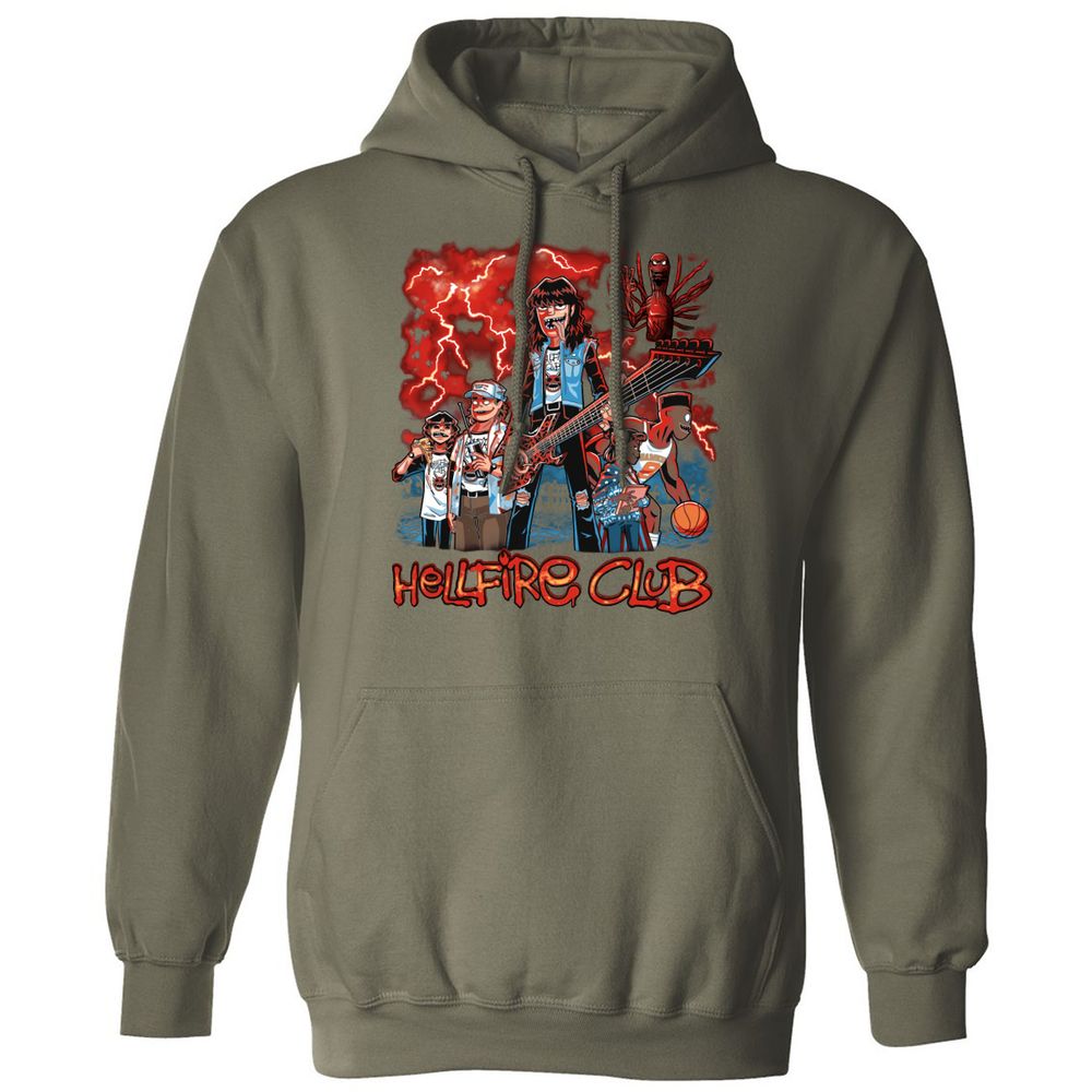 Classic Unisex Hoodie - 1XGJ5CZM - Military Green - 4