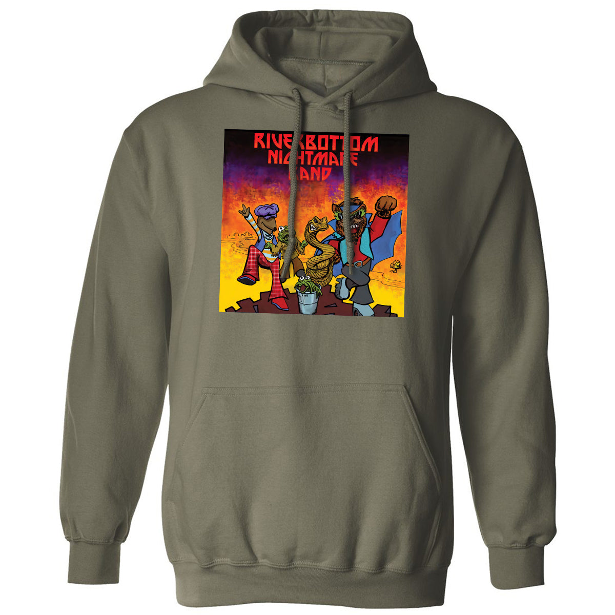 Classic Unisex Hoodie - 4GKK62C1 - Military Green - 4