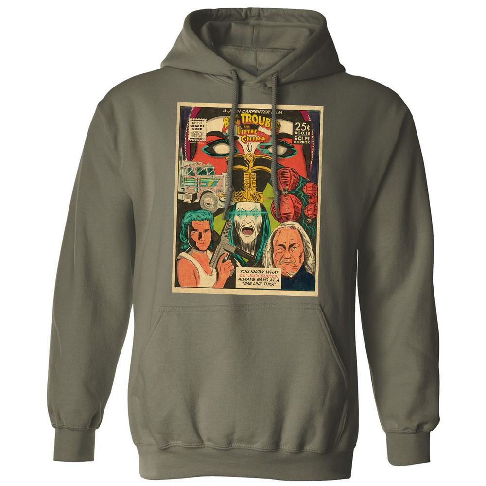 Classic Unisex Hoodie - E44BP3SR - Military Green - 4