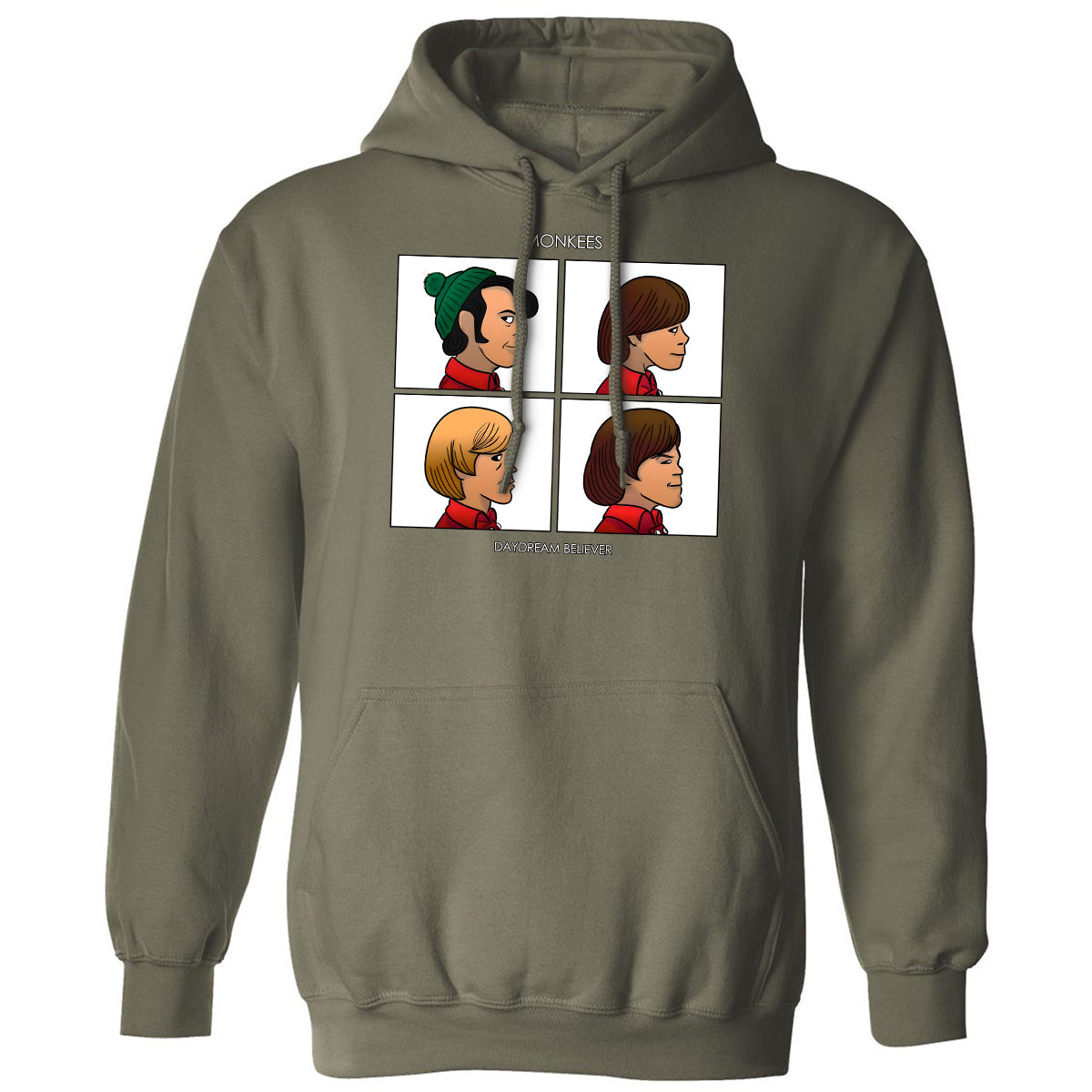 Classic Unisex Hoodie - ZKU4WGHB - Military Green - 4