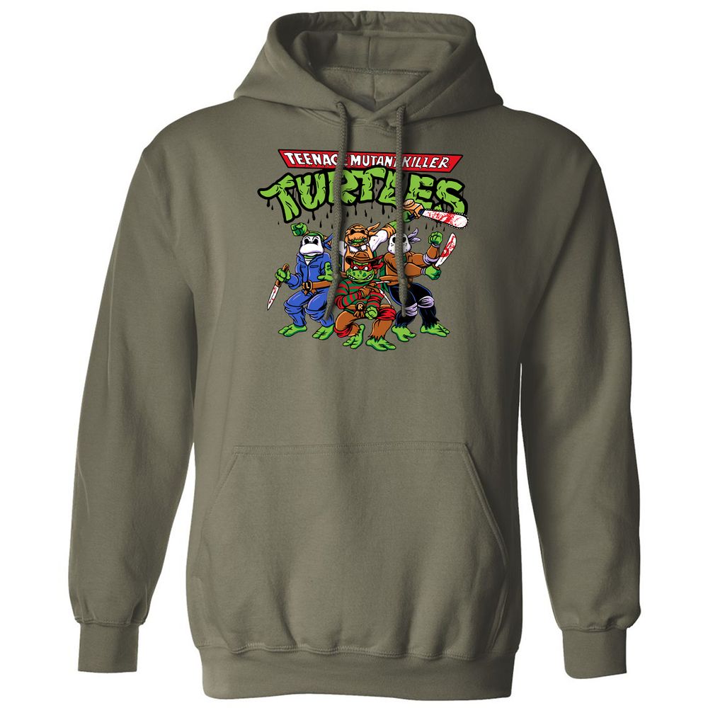 Classic Unisex Hoodie - E9ZU4Y4J - Military Green - 4