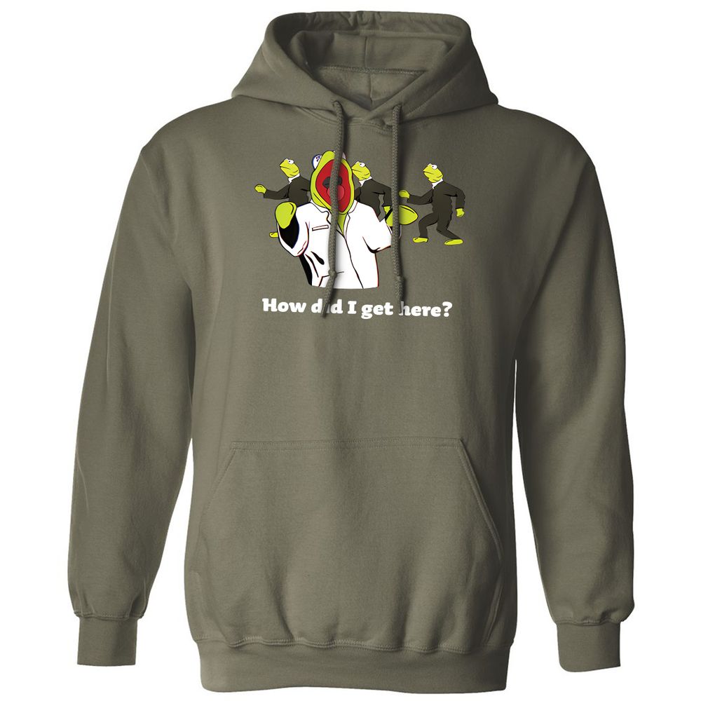 Classic Unisex Hoodie - 71H483DT - Military Green - 4