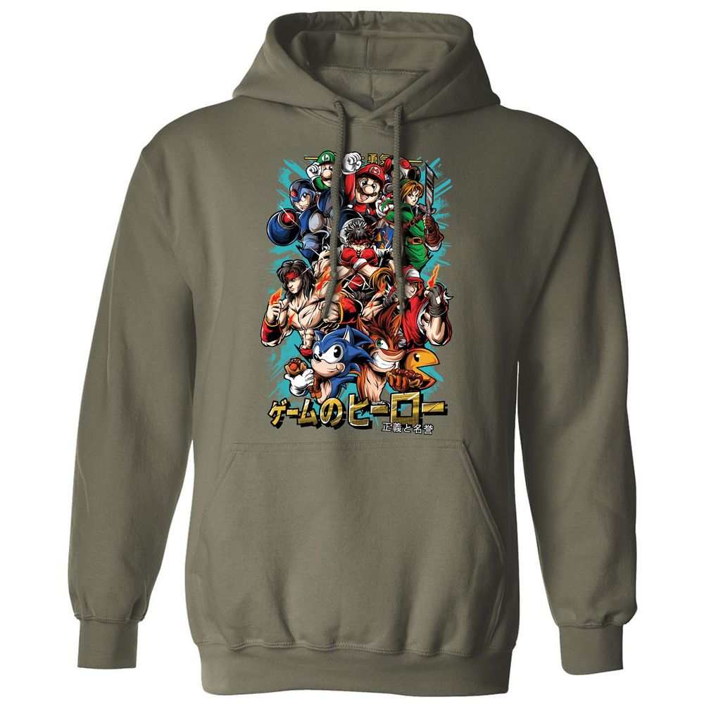 Classic Unisex Hoodie - RGVKNX31 - Military Green - 4