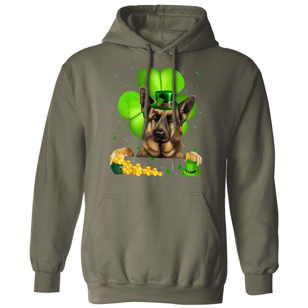 Classic Unisex Hoodie - T9LXA4V8 - Military Green - 4