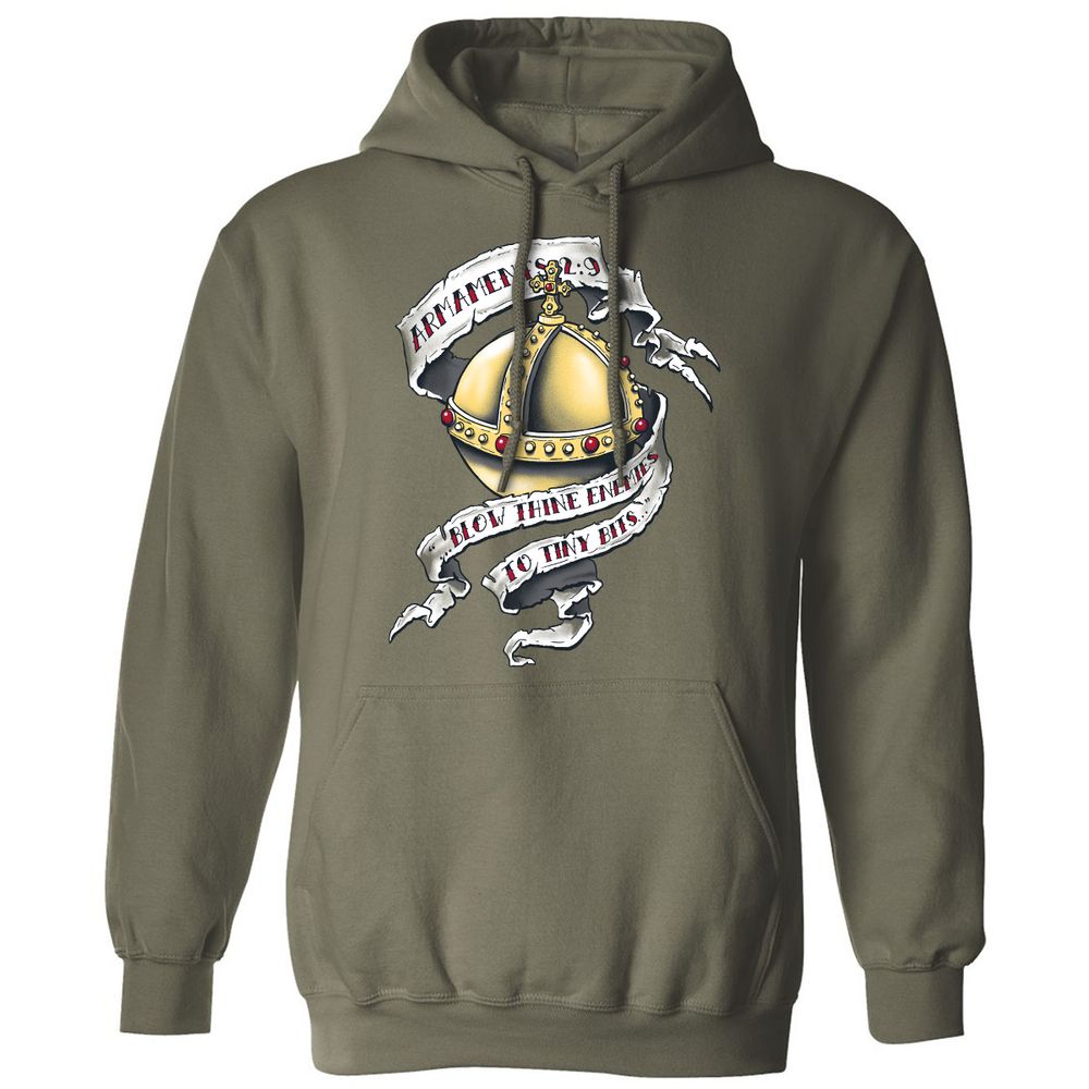 Classic Unisex Hoodie - MTNRXLYY - Military Green - 4