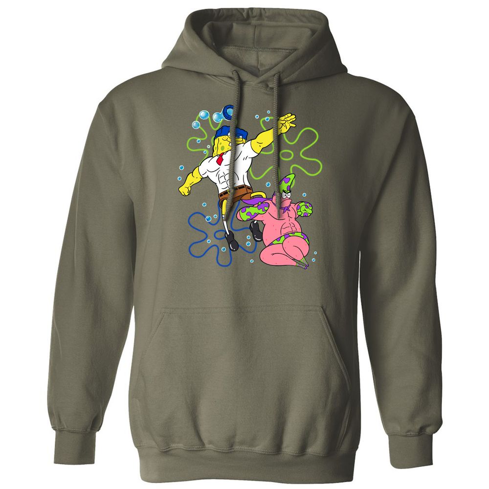 Classic Unisex Hoodie - Q9Y7X2BF - Military Green - 4