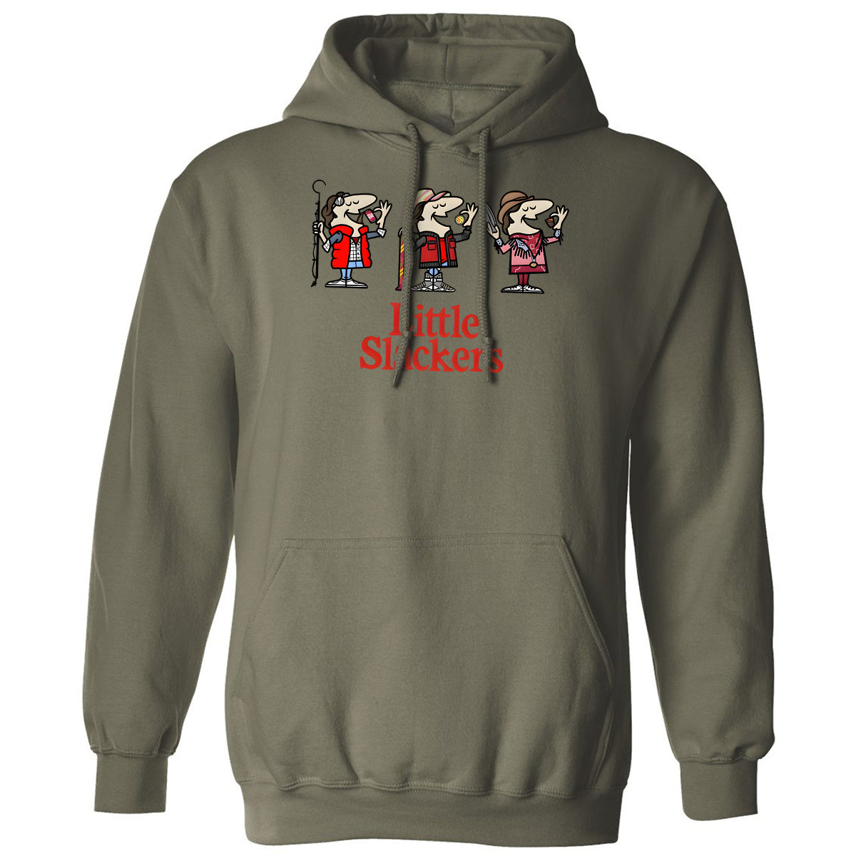 Classic Unisex Hoodie - UNWBJDJG - Military Green - 4