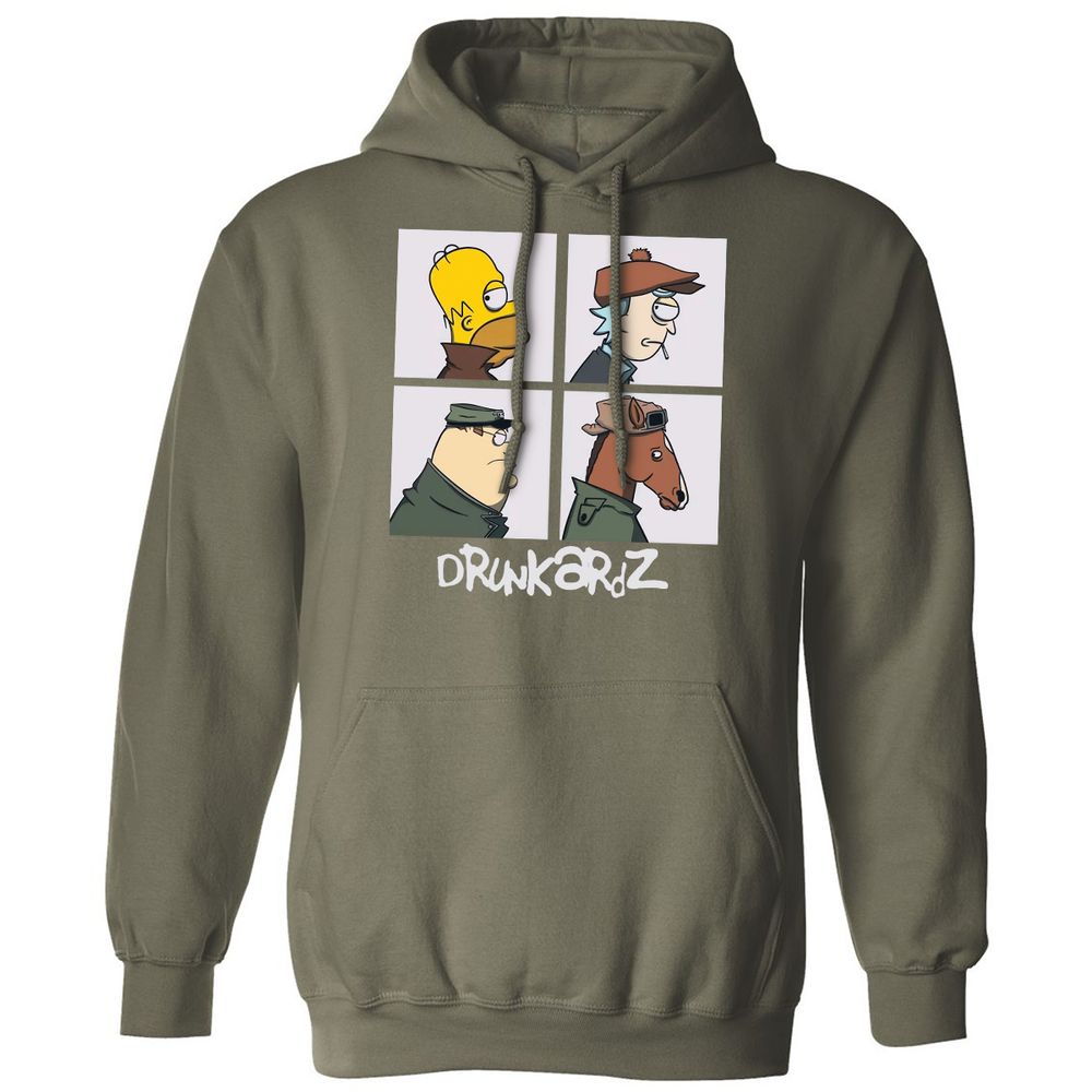 Classic Unisex Hoodie - HRKVYASB - Military Green - 4