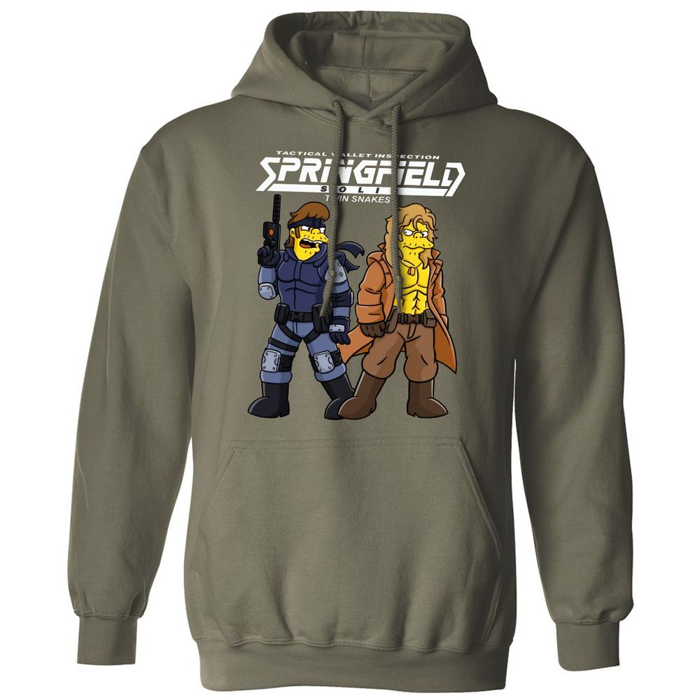 Classic Unisex Hoodie - PLF25E7Z - Military Green - 4
